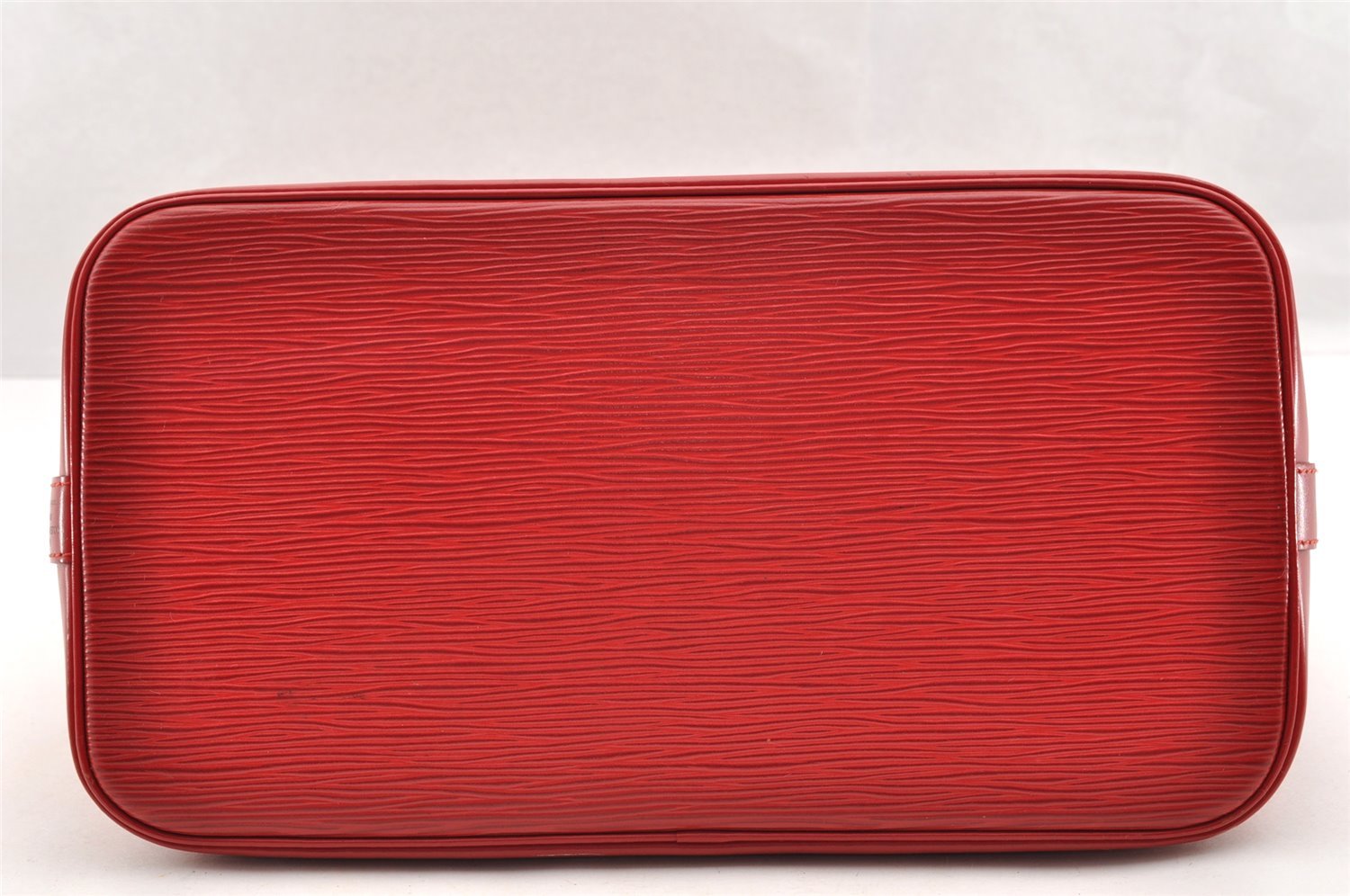 Authentic Louis Vuitton Epi Alma PM Hand Bag Red M52147 LV 5682I