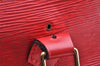 Authentic Louis Vuitton Epi Alma PM Hand Bag Red M52147 LV 5682I