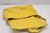 Authentic FENDI Mamma Baguette Shoulder Hand Bag Purse Leather Yellow 5683I