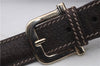 Authentic GUCCI Horsebit Shoulder Hand Bag GG Canvas Leather 145999 Brown 5684C