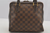 Authentic Louis Vuitton Damier Brera Hand Bag Purse N51150 LV 5684I
