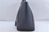 Authentic Louis Vuitton Lock Me Cabas Shoulder Tote Bag Navy Red M54682 LV 5685D
