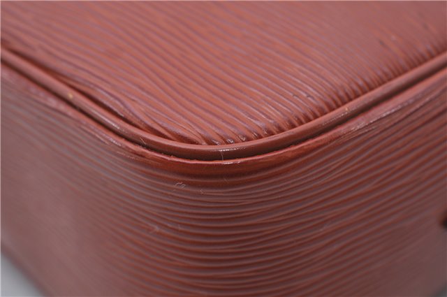 Auth LOUIS VUITTON Epi Trocadero 27 Shoulder Cross Bag Brown M52303 LV 5690C