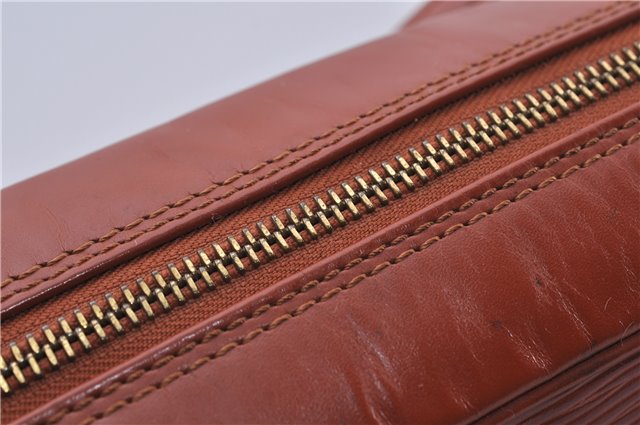 Auth LOUIS VUITTON Epi Trocadero 27 Shoulder Cross Bag Brown M52303 LV 5690C