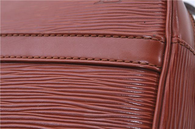 Auth LOUIS VUITTON Epi Trocadero 27 Shoulder Cross Bag Brown M52303 LV 5690C