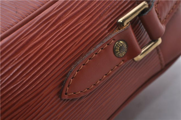 Auth LOUIS VUITTON Epi Trocadero 27 Shoulder Cross Bag Brown M52303 LV 5690C
