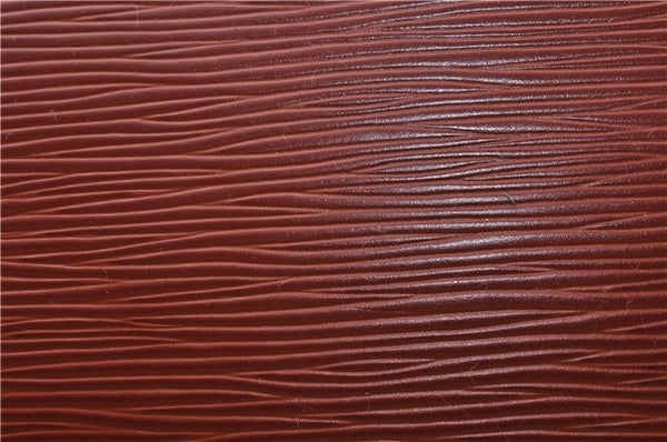 Auth LOUIS VUITTON Epi Trocadero 27 Shoulder Cross Bag Brown M52303 LV 5690C