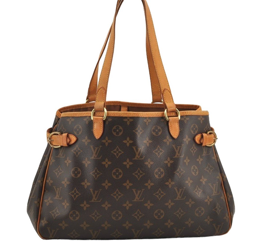 Authentic Louis Vuitton Monogram Batignolles Horizontal Tote Bag M51154 LV 5691I