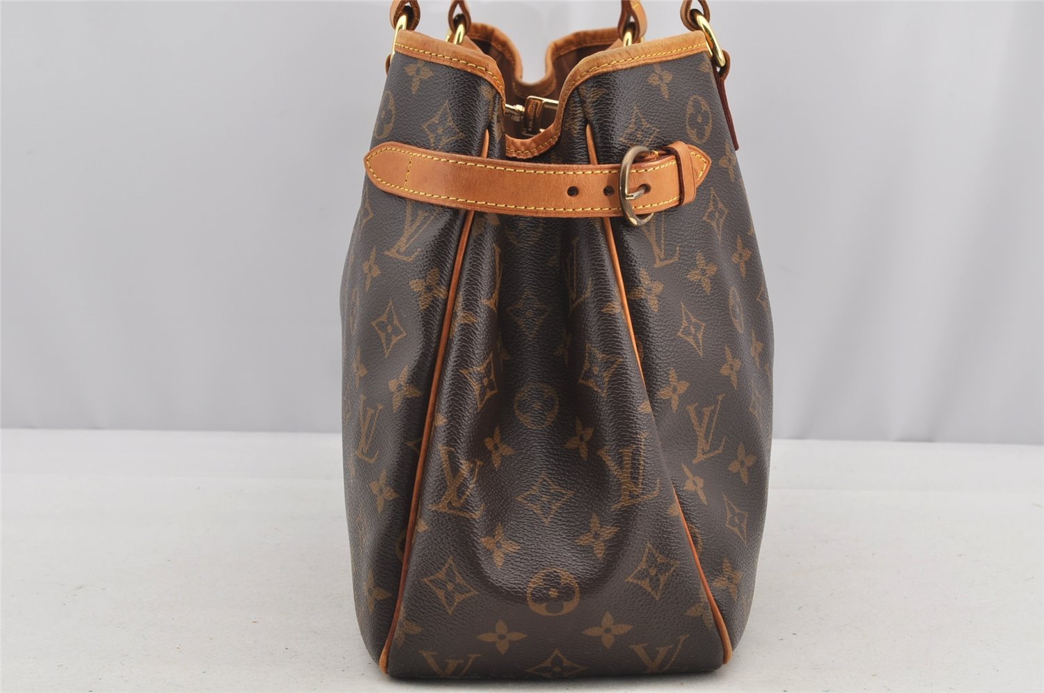 Authentic Louis Vuitton Monogram Batignolles Horizontal Tote Bag M51154 LV 5691I