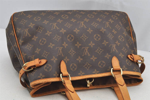 Authentic Louis Vuitton Monogram Batignolles Horizontal Tote Bag M51154 LV 5691I