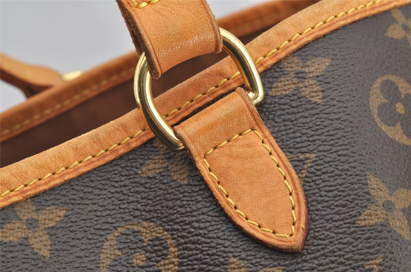 Authentic Louis Vuitton Monogram Batignolles Horizontal Tote Bag M51154 LV 5691I