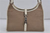 Authentic GUCCI Jackie Shoulder Hand Bag Canvas Leather 0021068 Beige 5692D