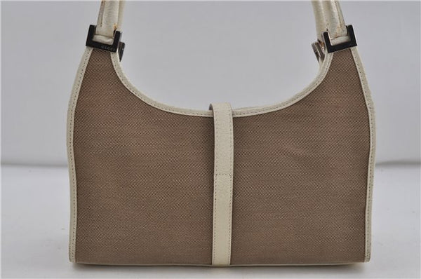 Authentic GUCCI Jackie Shoulder Hand Bag Canvas Leather 0021068 Beige 5692D