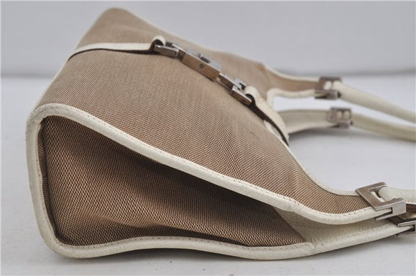 Authentic GUCCI Jackie Shoulder Hand Bag Canvas Leather 0021068 Beige 5692D