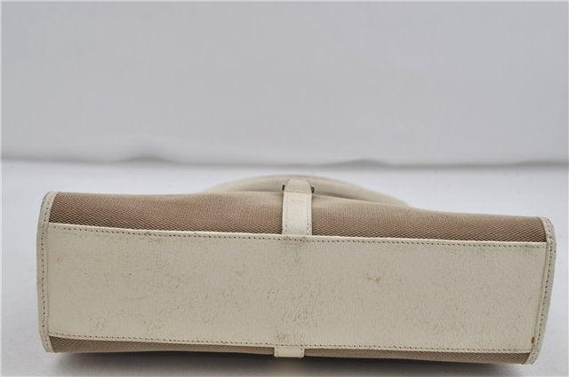 Authentic GUCCI Jackie Shoulder Hand Bag Canvas Leather 0021068 Beige 5692D