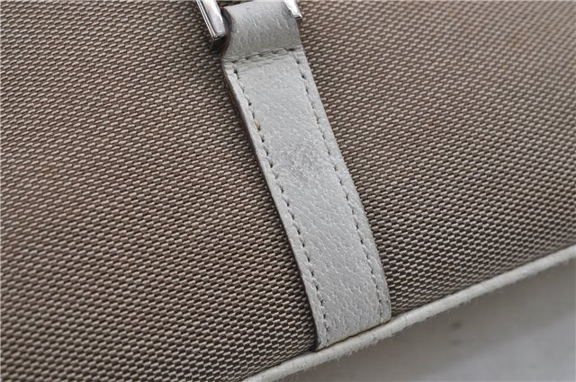 Authentic GUCCI Jackie Shoulder Hand Bag Canvas Leather 0021068 Beige 5692D