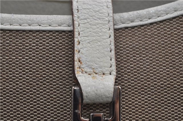 Authentic GUCCI Jackie Shoulder Hand Bag Canvas Leather 0021068 Beige 5692D