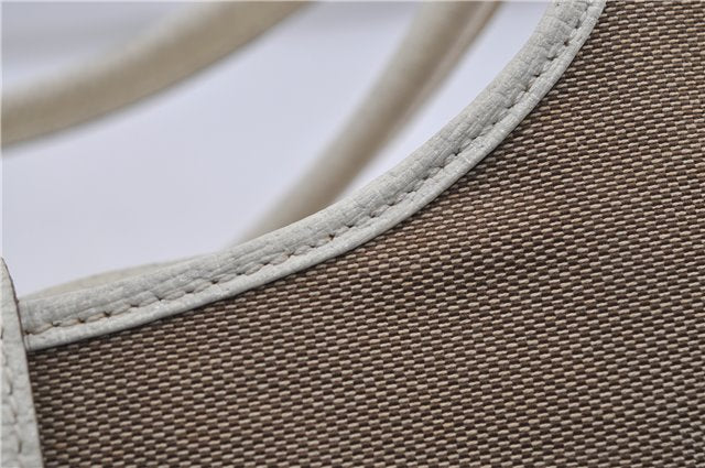 Authentic GUCCI Jackie Shoulder Hand Bag Canvas Leather 0021068 Beige 5692D