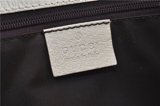 Authentic GUCCI Jackie Shoulder Hand Bag Canvas Leather 0021068 Beige 5692D