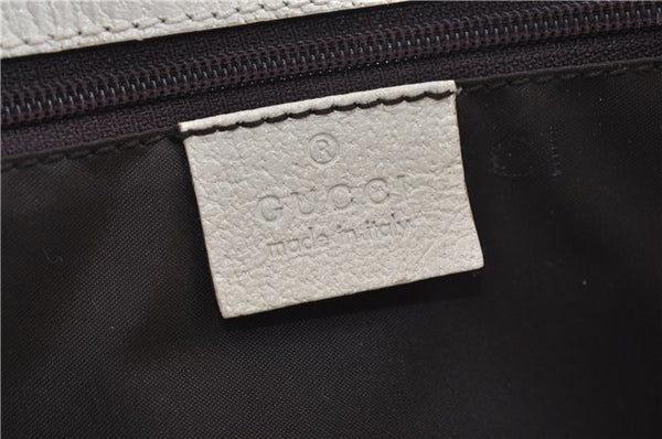 Authentic GUCCI Jackie Shoulder Hand Bag Canvas Leather 0021068 Beige 5692D