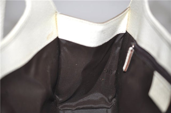 Authentic GUCCI Jackie Shoulder Hand Bag Canvas Leather 0021068 Beige 5692D