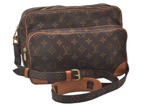 Authentic Louis Vuitton Monogram Nile Shoulder Cross Body Bag M45244 LV 5693I