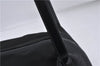 Authentic GUCCI Vintage Shoulder Tote Bag Nylon Enamel Black 5694C