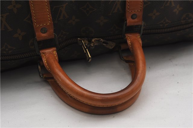 Authentic Louis Vuitton Monogram Keepall 50 Travel Boston Bag M41426 LV 5694F