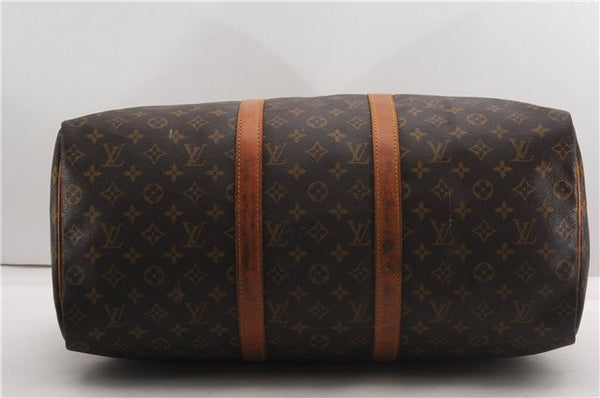 Authentic Louis Vuitton Monogram Keepall 50 Travel Boston Bag M41426 LV 5694F