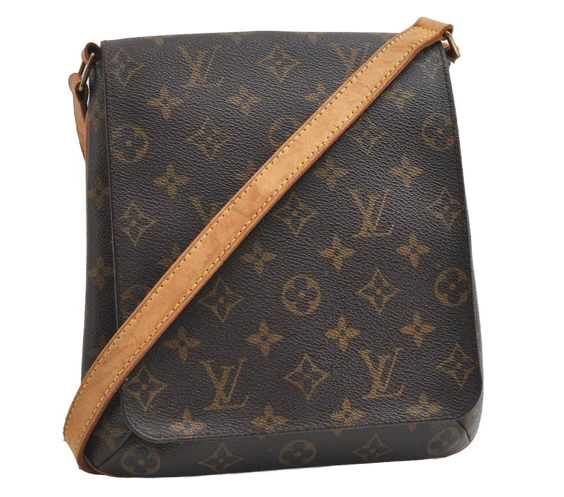 Auth Louis Vuitton Monogram Musette Salsa M51387 Long Shoulder Cross Bag 5694I
