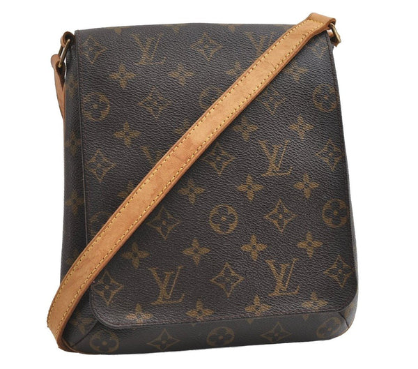 Auth Louis Vuitton Monogram Musette Salsa M51387 Long Shoulder Cross Bag 5694I