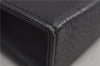 Authentic BURBERRY Vintage Leather Clutch Bag Purse Black 5695D