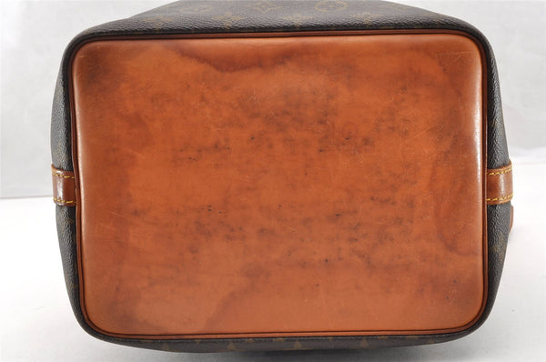 Authentic Louis Vuitton Monogram Petit Noe M42226 Shoulder Drawstring Bag 5696I