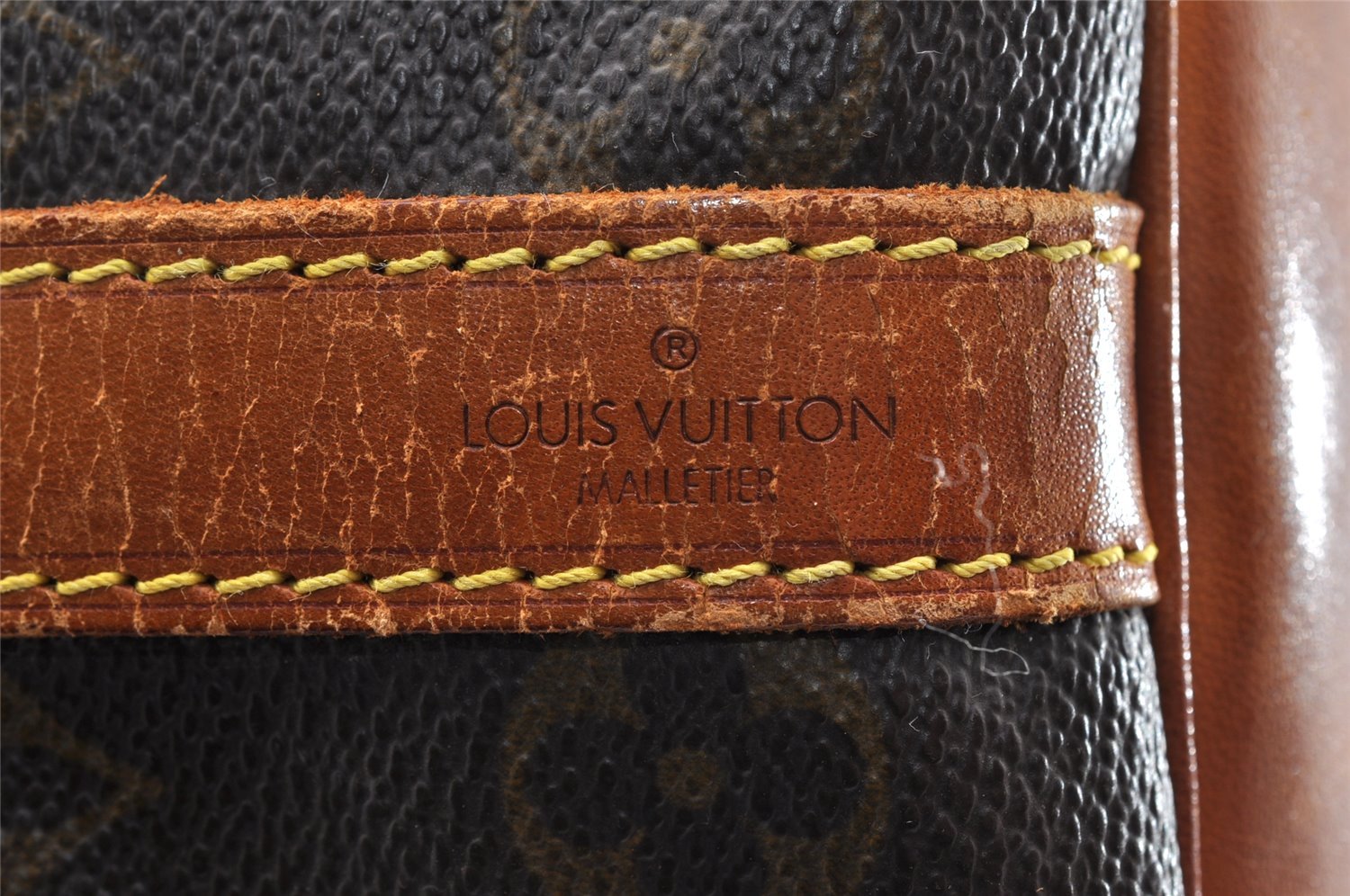 Authentic Louis Vuitton Monogram Petit Noe M42226 Shoulder Drawstring Bag 5696I