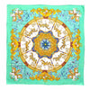 Authentic HERMES Carre 90 Scarf "LUNA PARK" Silk Green 5698F