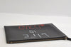 Authentic GUCCI Ghost LIFE IS GUCCI Clutch Bag Purse Leather 445597 Black 5698I