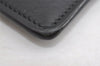 Authentic GUCCI Ghost LIFE IS GUCCI Clutch Bag Purse Leather 445597 Black 5698I