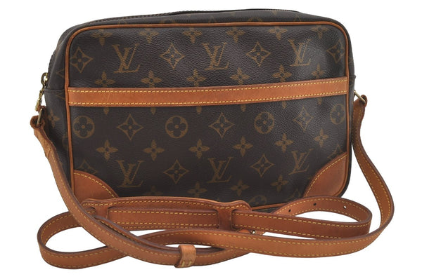 Authentic Louis Vuitton Monogram Trocadero 27 Shoulder Cross Bag M51274 LV 5699I