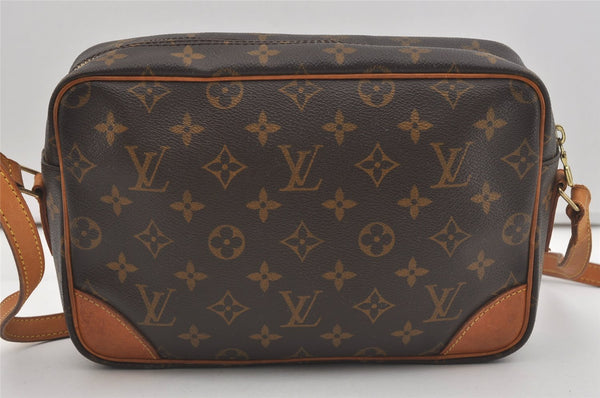 Authentic Louis Vuitton Monogram Trocadero 27 Shoulder Cross Bag M51274 LV 5699I