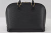 Authentic Louis Vuitton Epi Alma PM Hand Bag Black M40302 LV 5702I