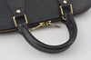 Authentic Louis Vuitton Epi Alma PM Hand Bag Black M40302 LV 5702I