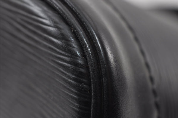 Authentic Louis Vuitton Epi Alma PM Hand Bag Black M40302 LV 5702I