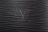 Authentic Louis Vuitton Epi Alma PM Hand Bag Black M40302 LV 5702I