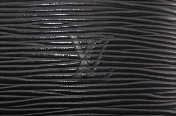 Authentic Louis Vuitton Epi Alma PM Hand Bag Black M40302 LV 5702I