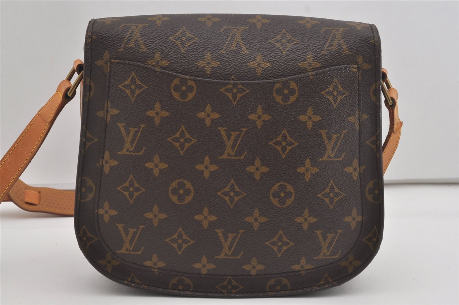 Authentic Louis Vuitton Monogram Saint Cloud GM M51242 Shoulder Cross Bag 5705I