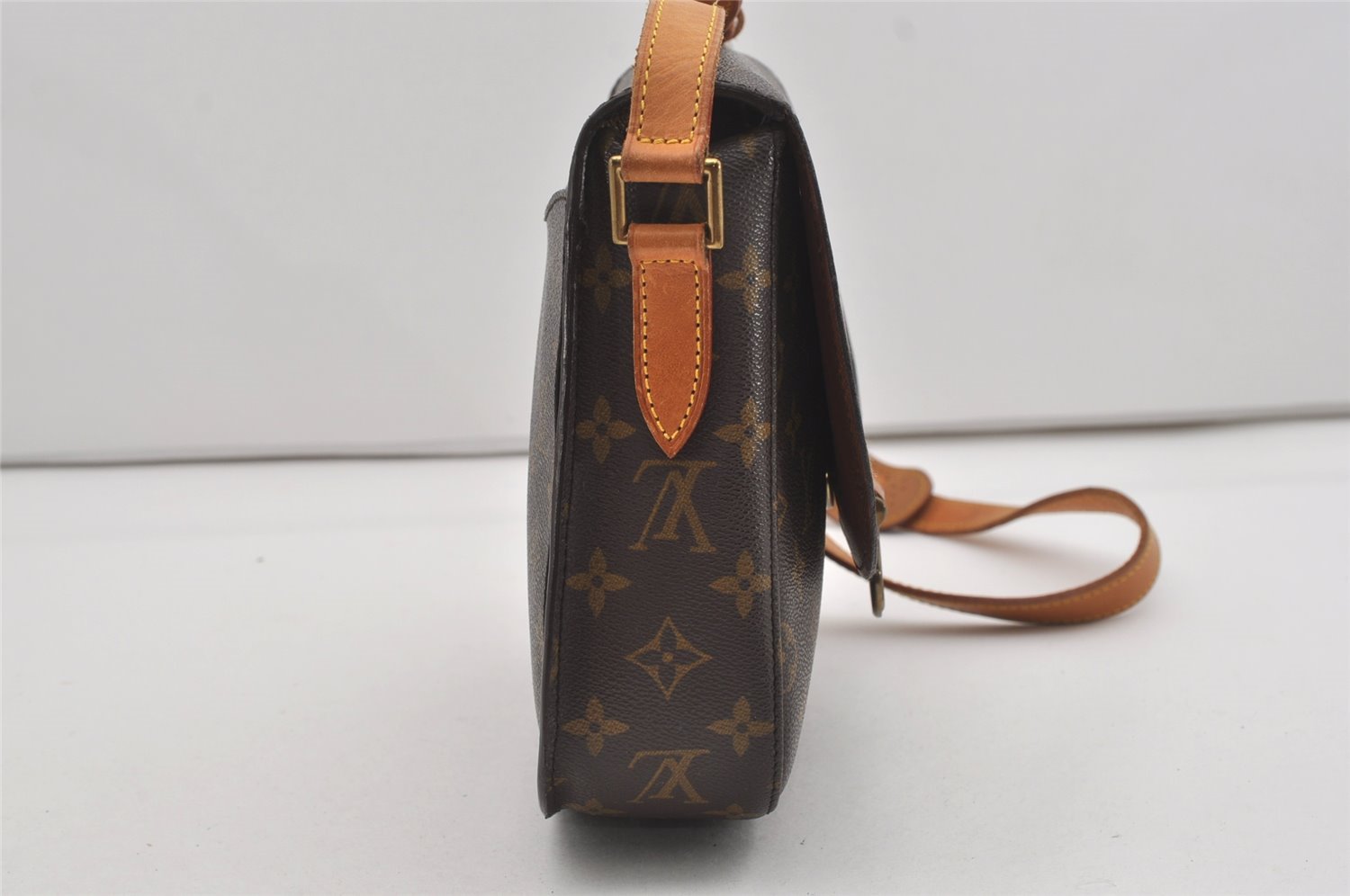 Authentic Louis Vuitton Monogram Saint Cloud GM M51242 Shoulder Cross Bag 5705I