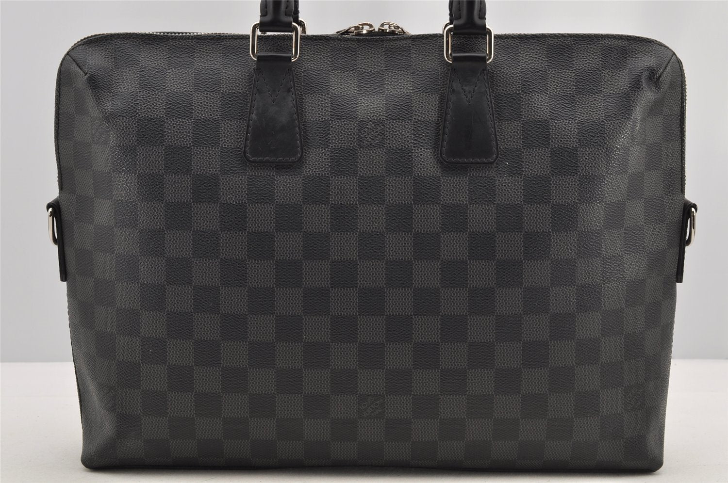 Auth Louis Vuitton Damier Graphite Porte Documents Jules N48224 Briefcase 5706I