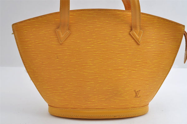 Authentic Louis Vuitton Epi Saint Jacques Hand Bag Yellow M52279 LV 5707I