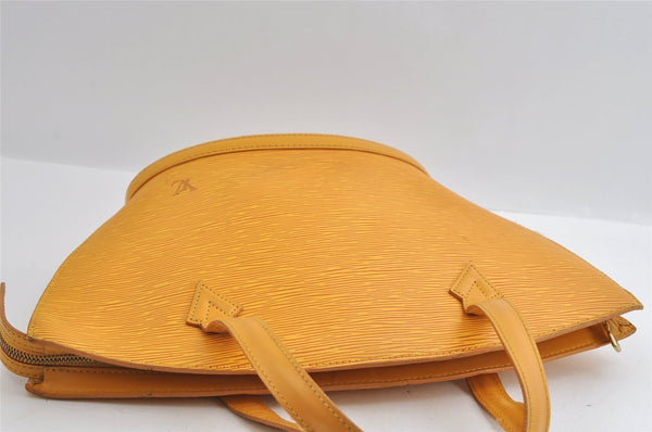 Authentic Louis Vuitton Epi Saint Jacques Hand Bag Yellow M52279 LV 5707I