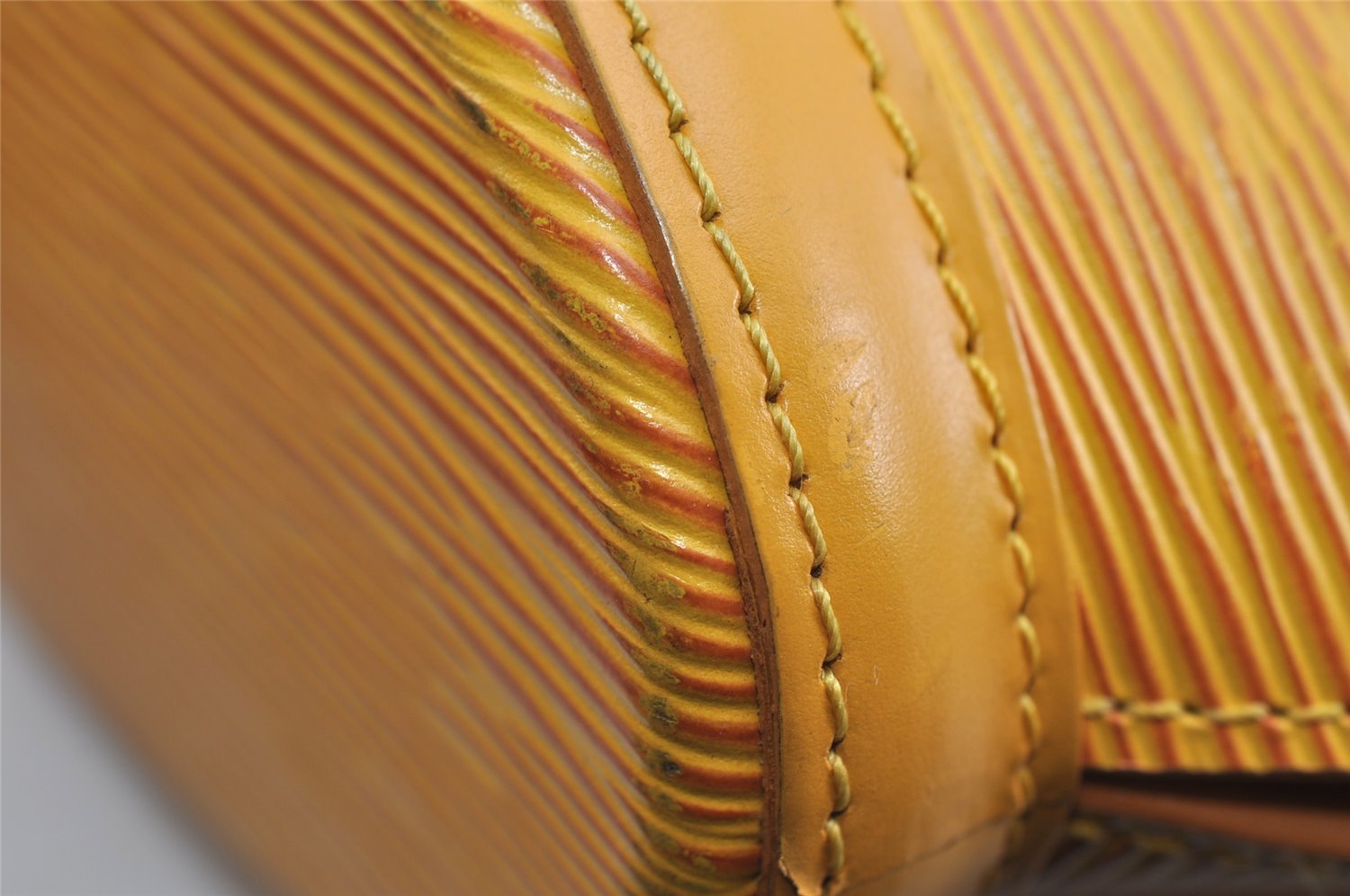 Authentic Louis Vuitton Epi Saint Jacques Hand Bag Yellow M52279 LV 5707I